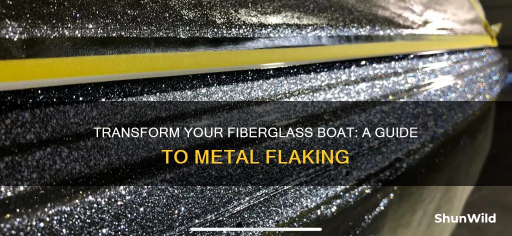 how to metal flake a fiberglass boat