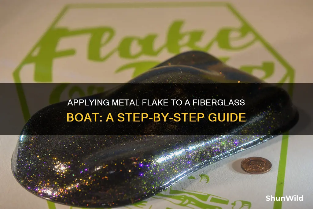 how to metal flake a fiberglass boat
