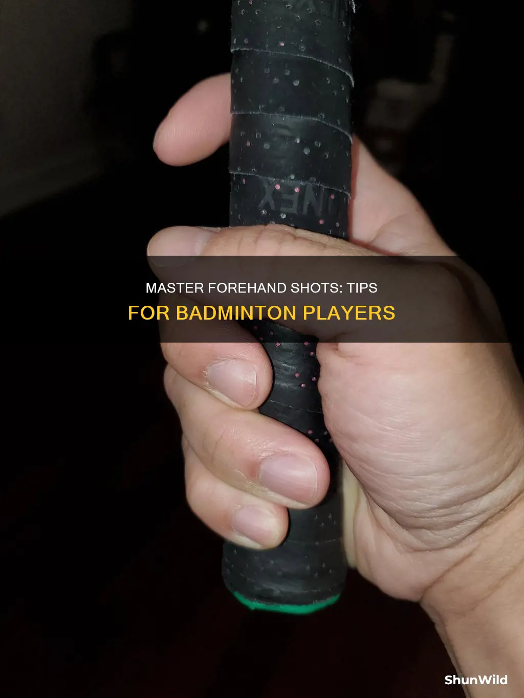 how to miss less forehand shots in badminton