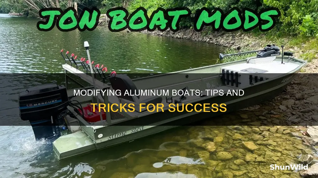 how to modify an aluminum boat