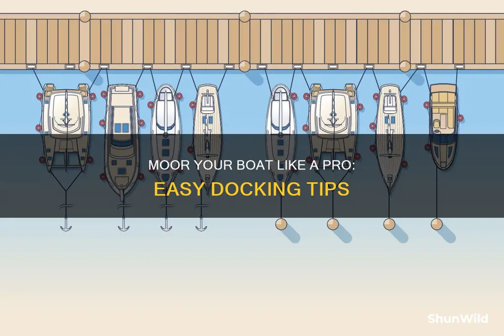 how to moor a boat to a dock