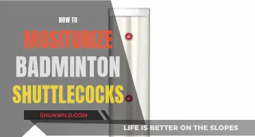The Secret to Moisturizing Badminton Shuttlecocks