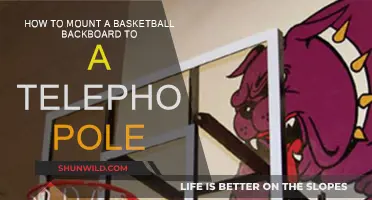 Mounting a Basketball Backboard: Using a Telephone Pole