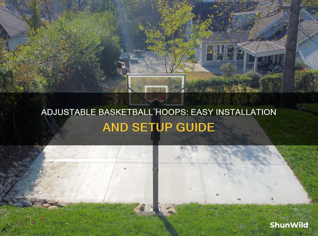 how to mount adjustable basketball