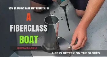 Mounting a Boat Seat Pedestal: A Step-by-Step Guide for Fiberglass Boats