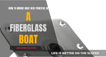 Mounting Boat Seat Pedestals: Fiberglass Boat Guide