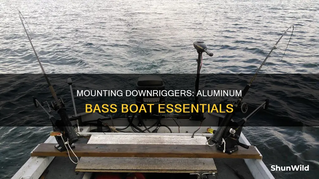 how to mount downriggers on aluminum bass boat