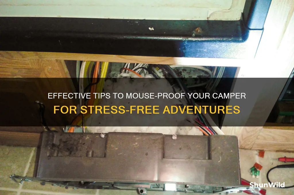 how to mouse proof camper
