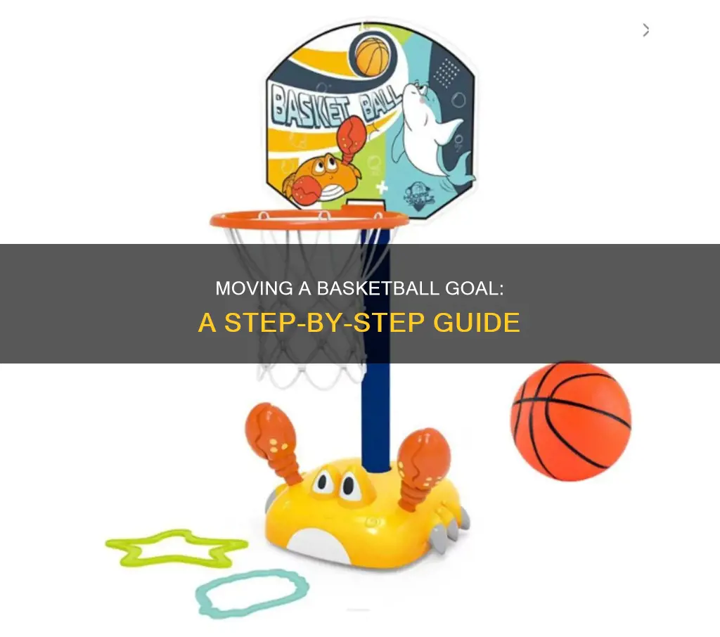 how to move a basketball goal