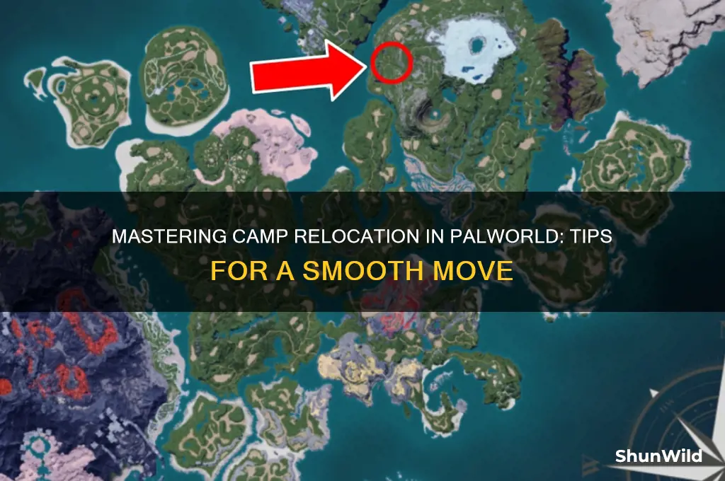 how to move camp palworld
