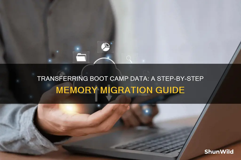 how to move memory from boot camp