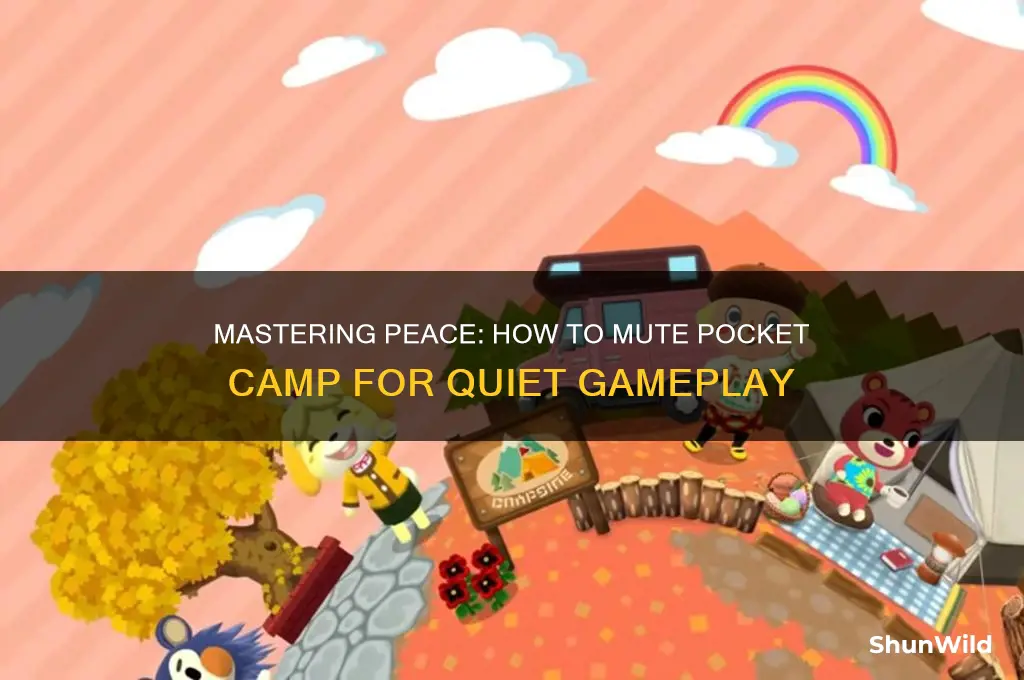 how to mute pocket camp