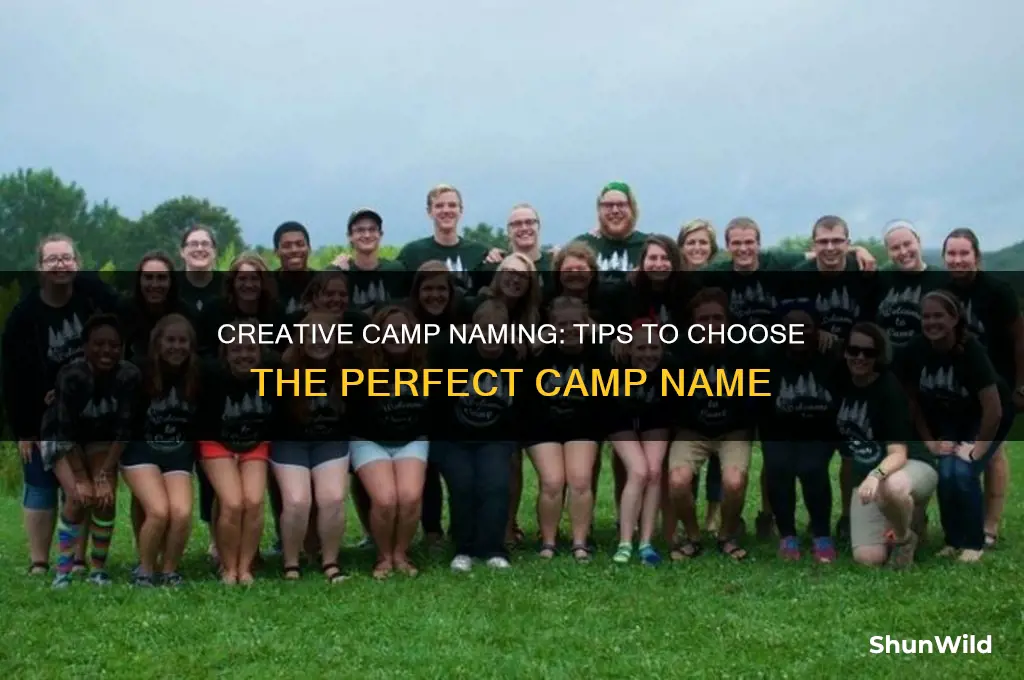 how to name your camp