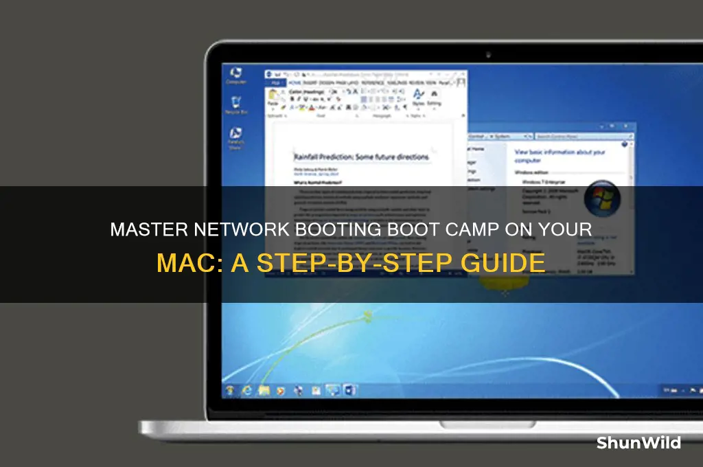 how to network boot boot camp mac