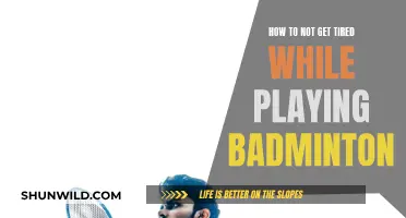 Stay Energized: Badminton Tips for Avoiding Fatigue