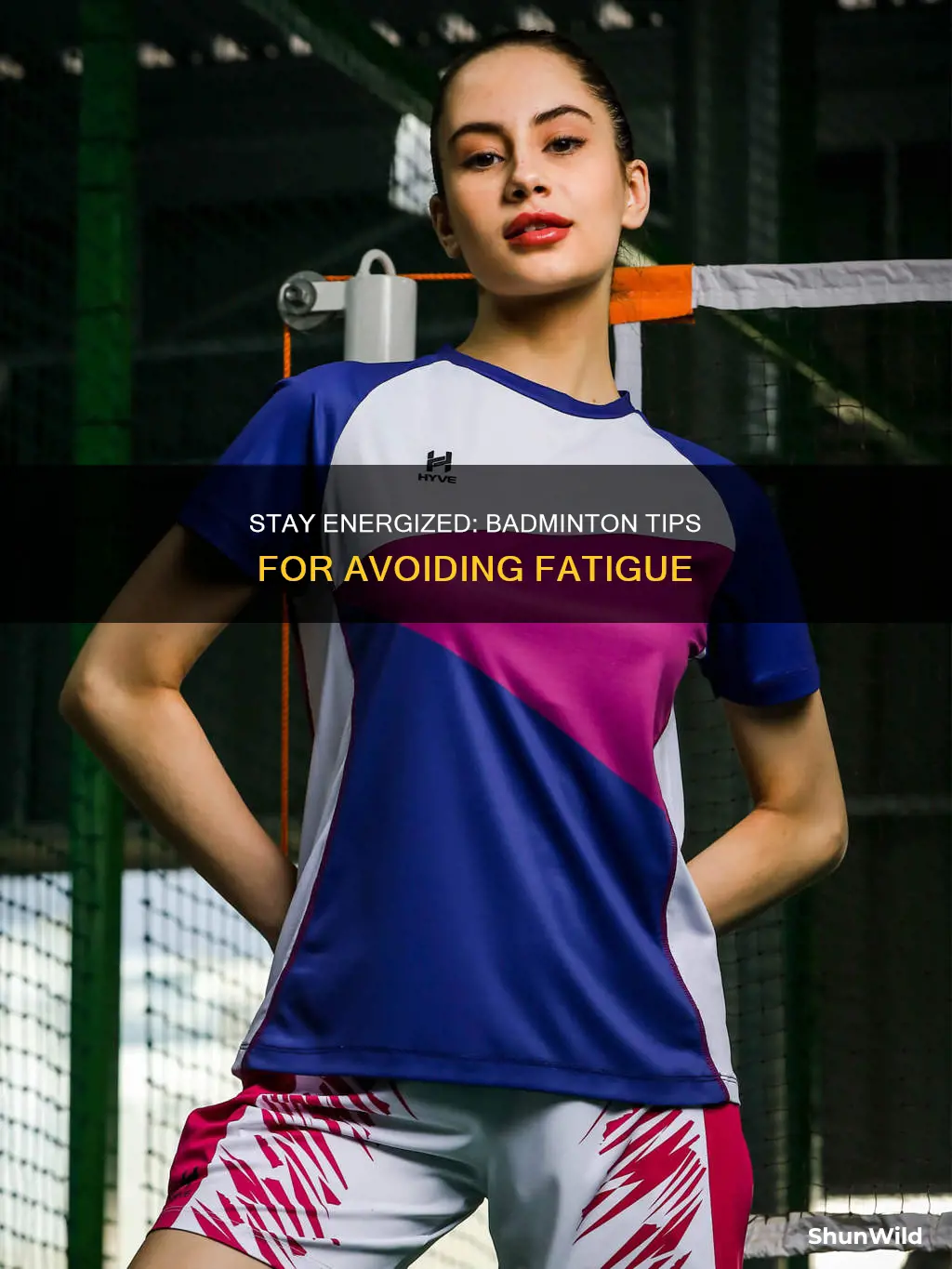 how to not get tired while playing badminton