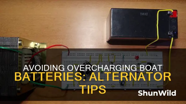 how to not overcharge boat battery to alternator