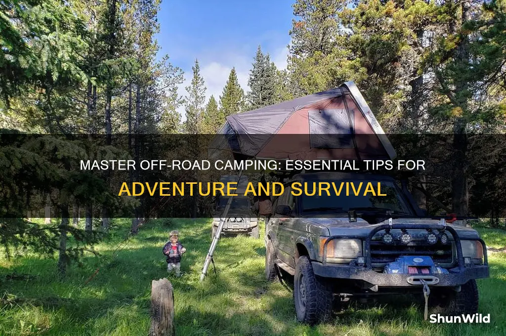 how to off road camp