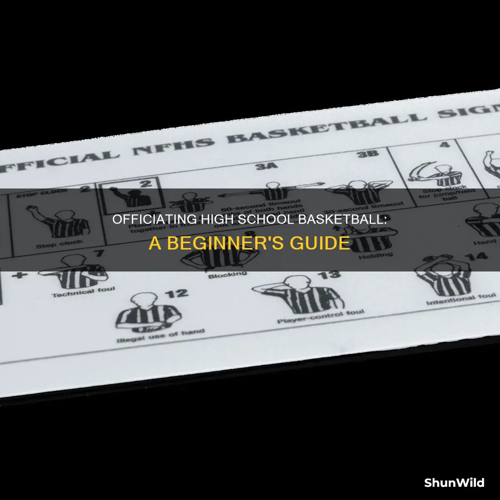how to officiate high school basketball
