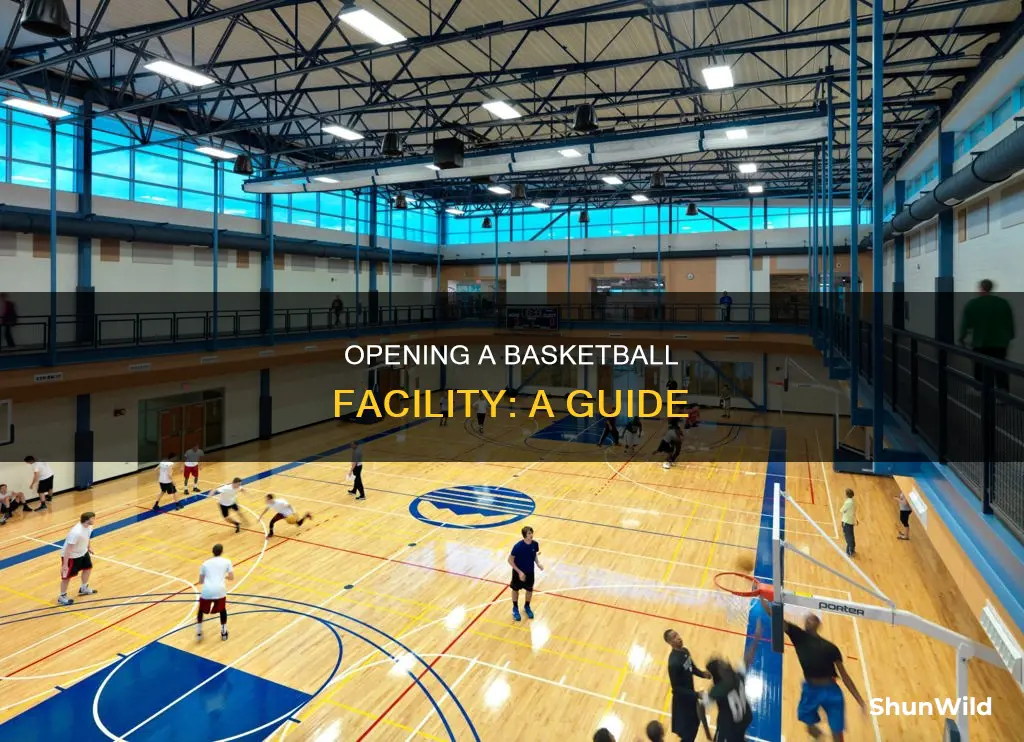how to open a basketball facility