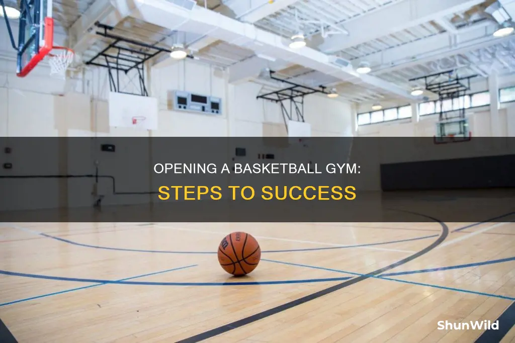 how to open a basketball gym