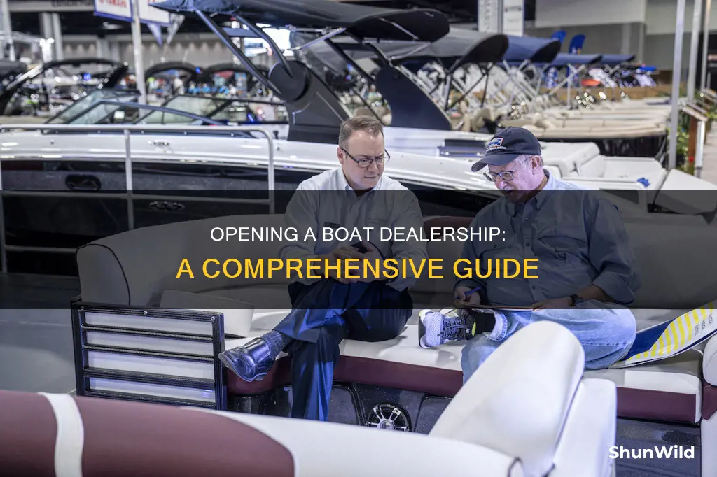 how to open a boat dealership