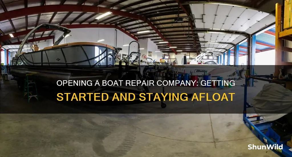 how to open a boat repair company