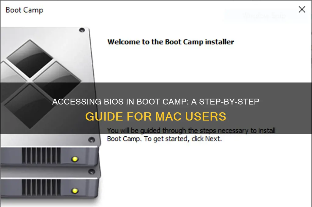 how to open bios in boot camp