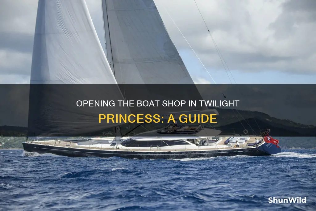 how to open boat shop twilight princess