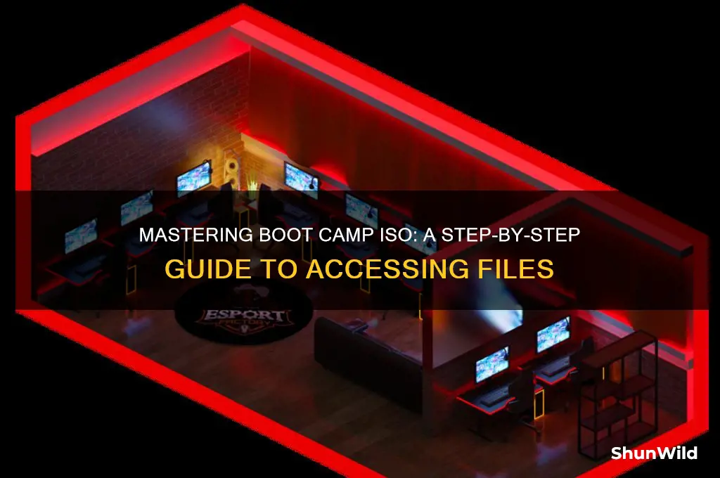 how to open boot camp iso