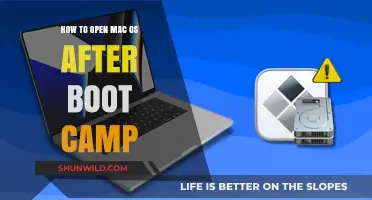 Restarting Your Mac: Accessing macOS Post-Boot Camp Installation Guide
