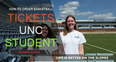 UNC Student Guide: Ordering Basketball Tickets