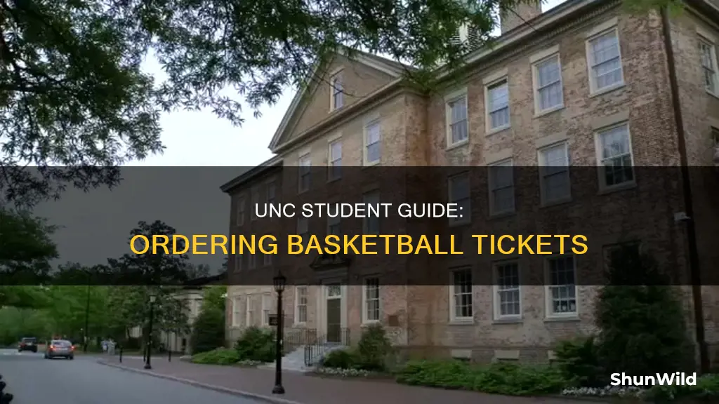 how to order basketball tickets unc student