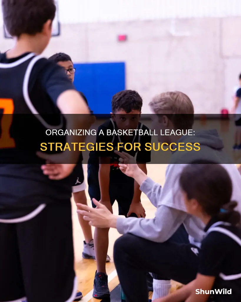 how to organize a basketball league