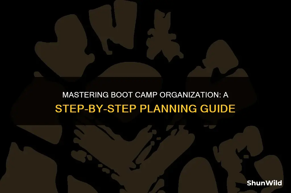 how to organize a boot camp