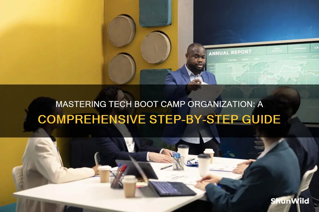 how to organize a technology boot camp