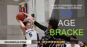 Organizing Alumni Basketball Games by Age Brackets