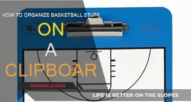 Clipboard Basketball: Organize Your Game