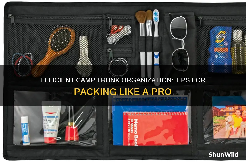 how to organize camp trunk