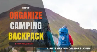 Efficient Camping Backpack Organization: Tips for Packing Light and Smart