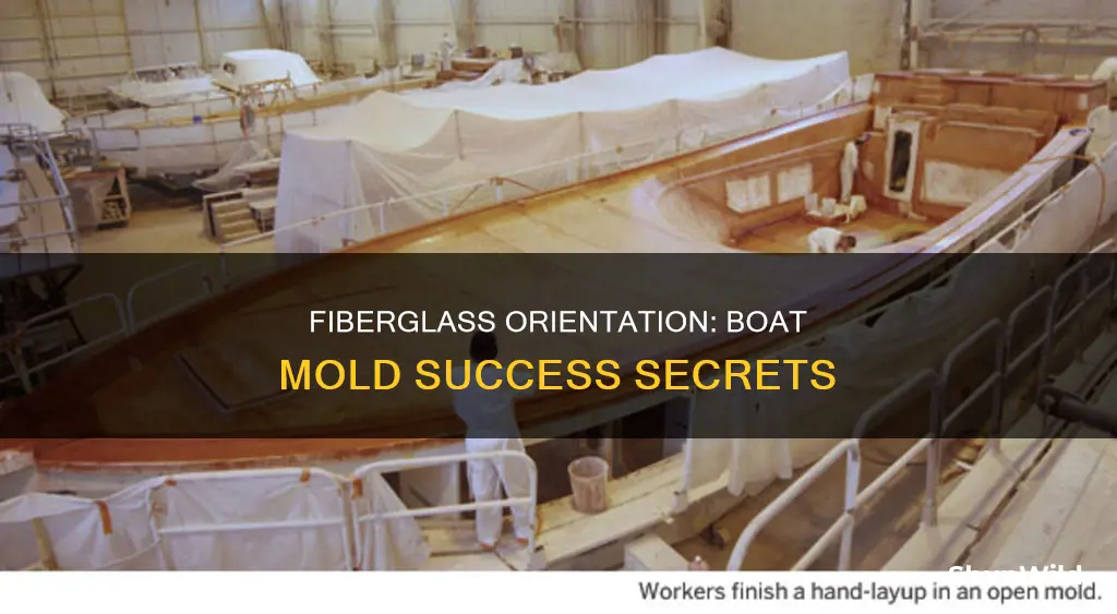how to orient fiberglass in a boat mold