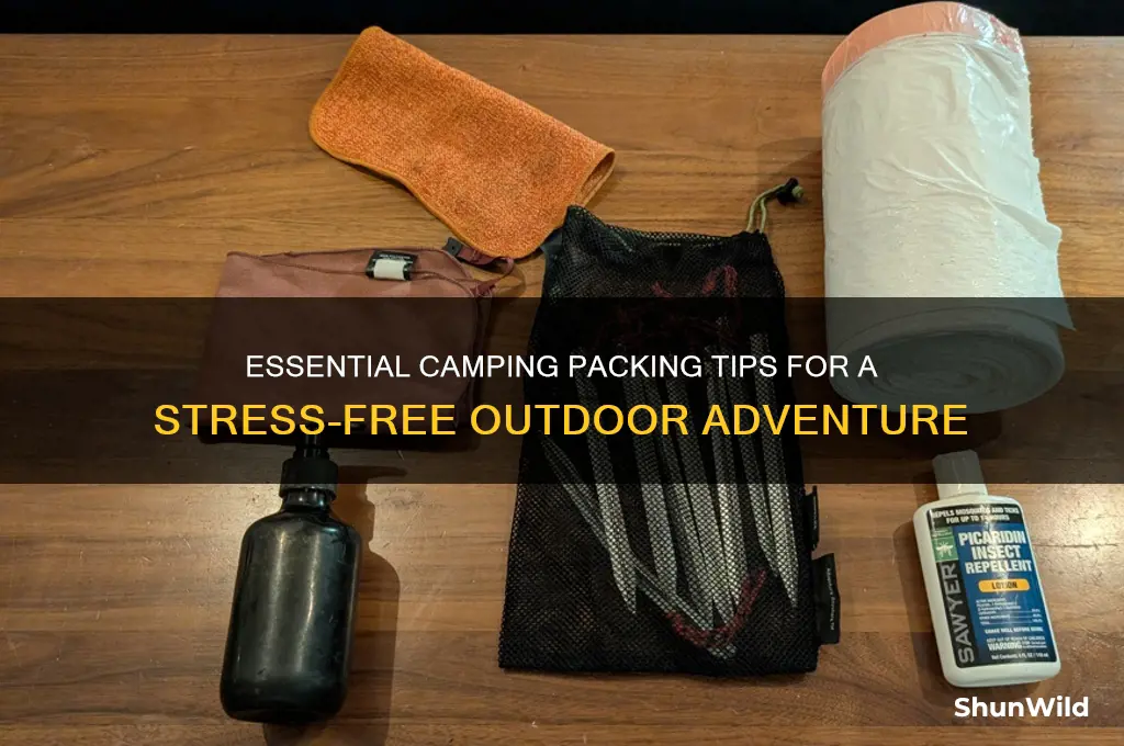 how to pack a camping