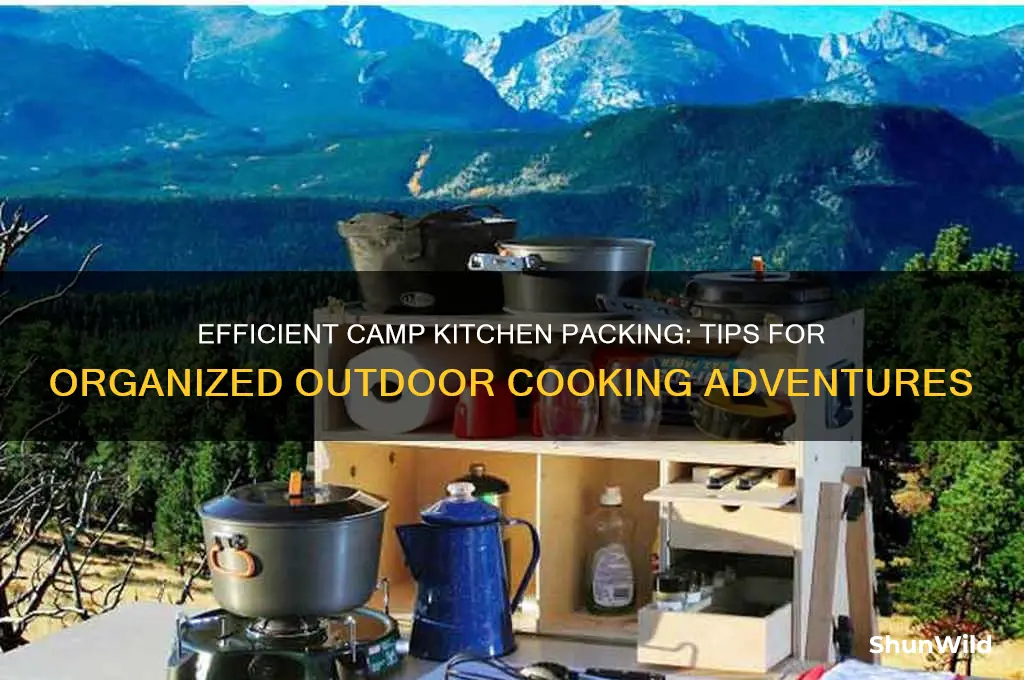 how to pack camp kitchen