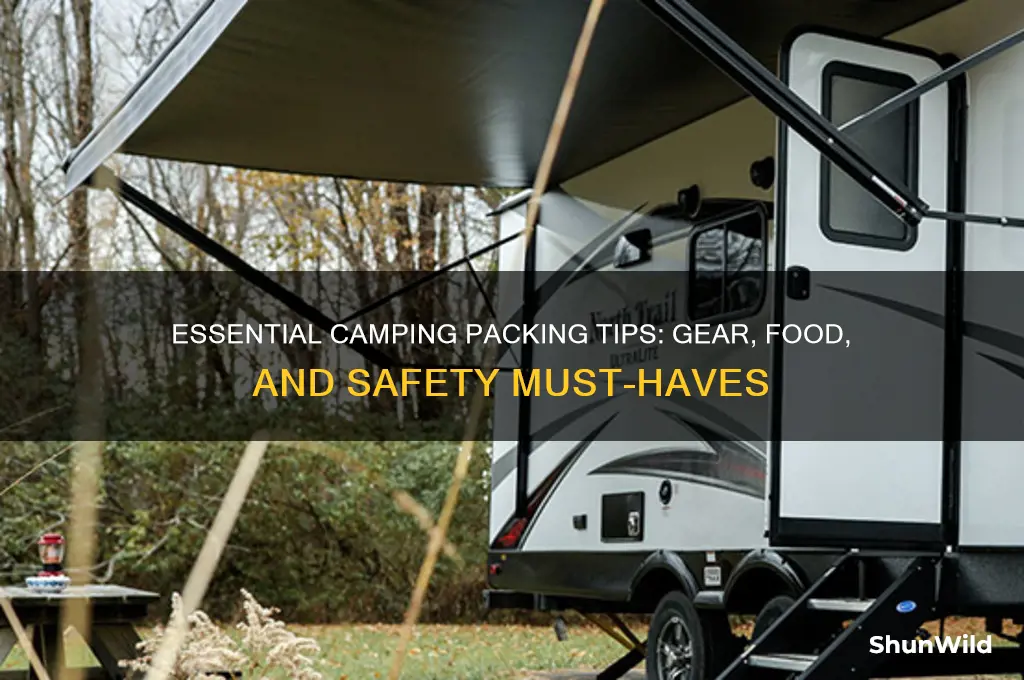 how to pacl for camping