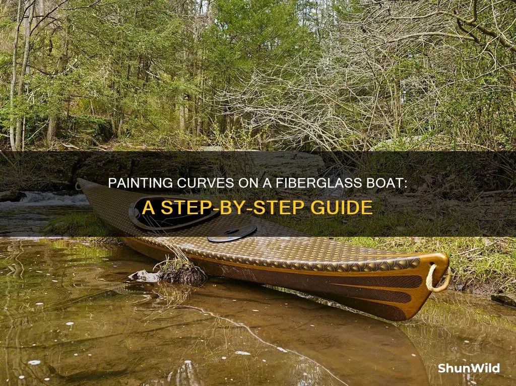 how to paint a curve on a fiberglass boat