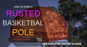 Restore Your Rusted Basketball Pole with a Fresh Coat of Paint