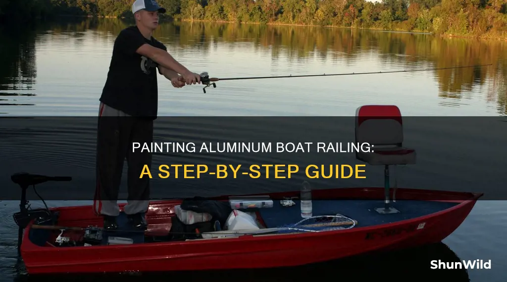 how to paint aluminum boat railing