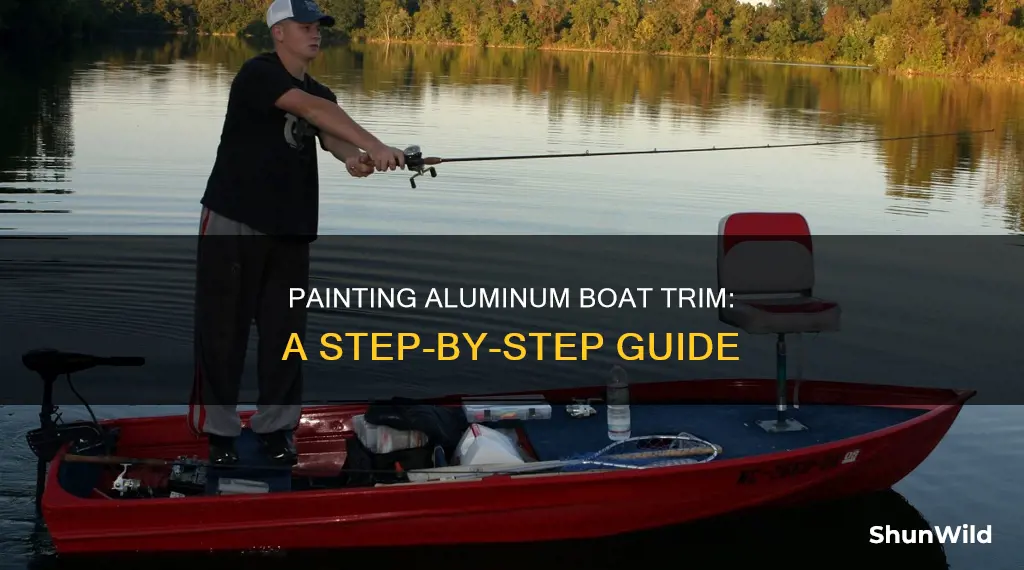 how to paint aluminum boat trim