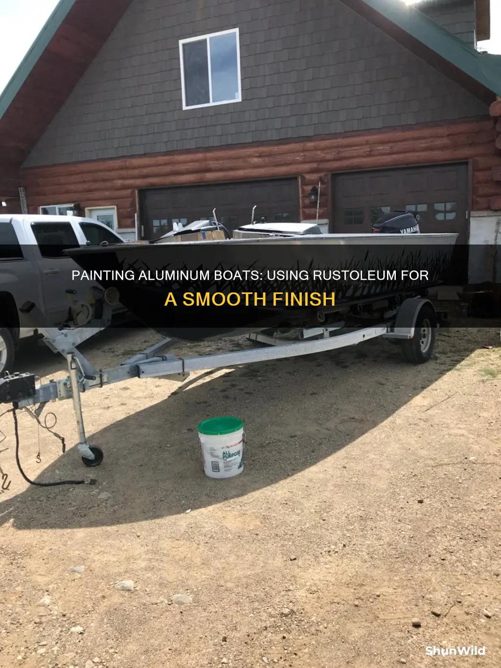 how to paint aluminum boat with rustoleum