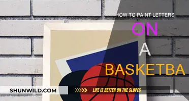 Customizing Your Basketball: Painting Letters Like a Pro